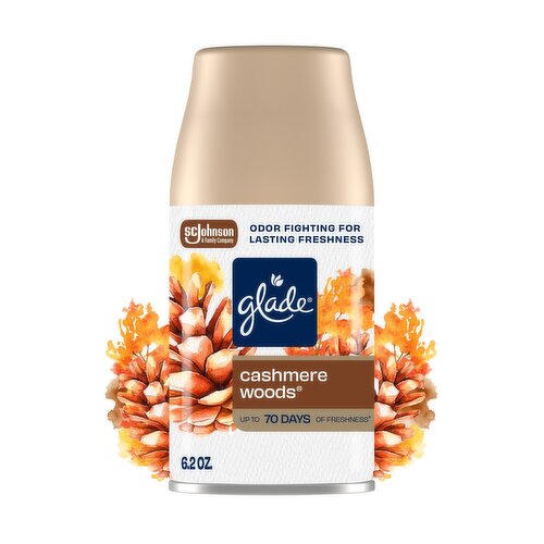 Glade Cashmere Woods Automatic Spray Refill, 6.2 oz