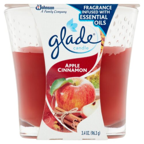 Glade Apple Cinnamon Candle, 3.4 oz