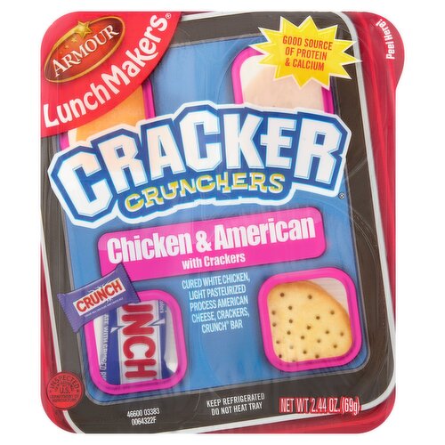 Armour Lunchmakers Chicken & American with Crackers Crunchers, 2.44 oz