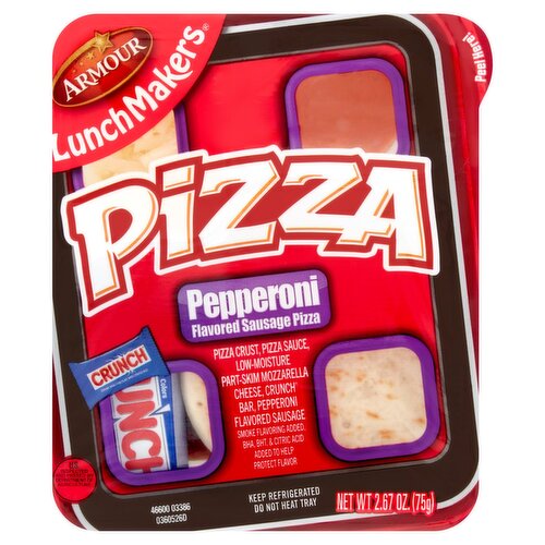 Armour LunchMakers Pepperoni Flavored Sausage Pizza, 2.67 oz