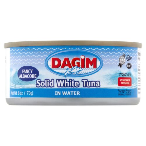 Dagim Fancy Albacore Solid White Tuna in Water, 6 oz