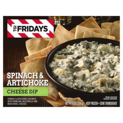 TGI Fridays Spinach & Artichoke Cheese Dip, 8 oz