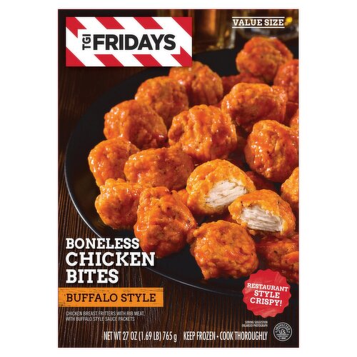 TGI Fridays Buffalo Style Boneless Chicken Bites Value Size, 27 oz