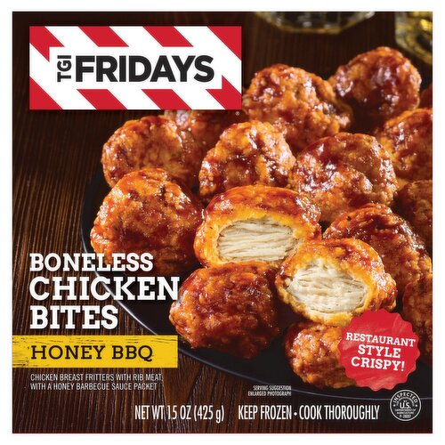 TGI Fridays Honey BBQ Boneless Chicken Bites, 15 oz