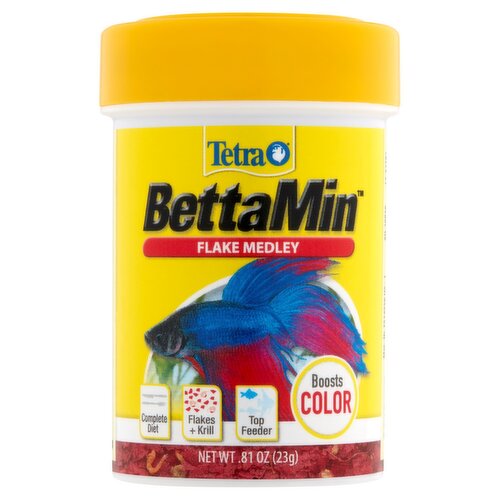 Tetra BettaMin Flake Medley Fish Food, .81 oz