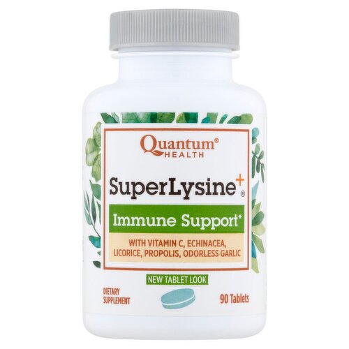 Quantum Health Super Lysine+ Immune Support Tablets Dietary Supplement, 90 count