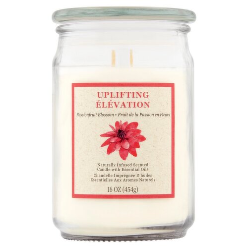 Star Candle Co Two Wick Uplifting Passionfruit Blossom Scented Candle, 16 oz