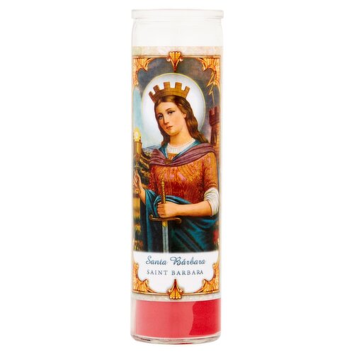 Saint Barbara 8" Candle