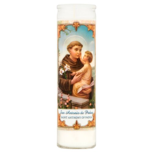 Saint Anthony of Padua 8" Candle