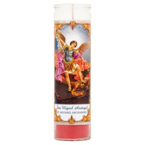 St. Michael Archangel 8" Candle