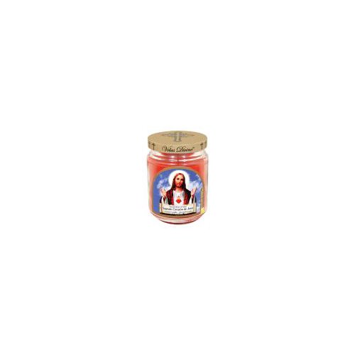 Star Candle Sacred Heart Of Jesus Scented Prayer Candle, 18 each