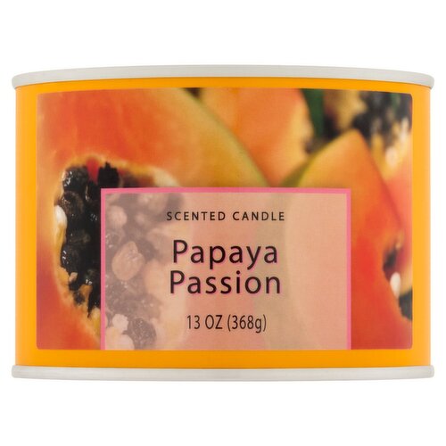 Star Candle Co Papaya Passion Scented Candle, 13 oz