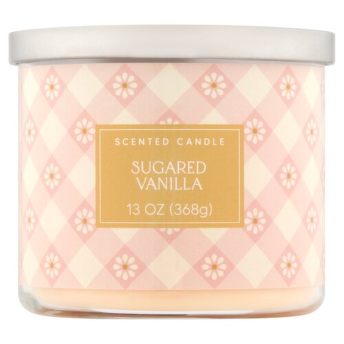 Star Candle Co Sugared Vanilla Scented Candle, 13 oz