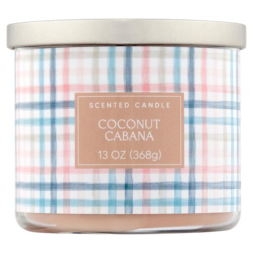 Star Candle Company Coconut Cabana Scented Candle, 13 oz