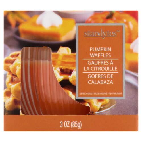 Star Lytes Pumpkin Waffles Scented Candle, 3 oz