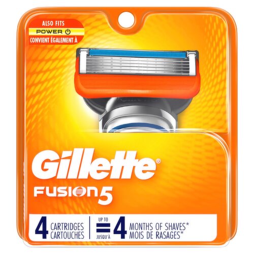 Gillette Fusion5 Cartridges, 4 count