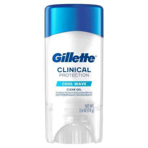 Gillette Cool Wave Clear Gel Antiperspirant/Deodorant, 2.6 oz