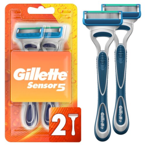 Gillette Sensor 5 Disposable Razors, 2 count