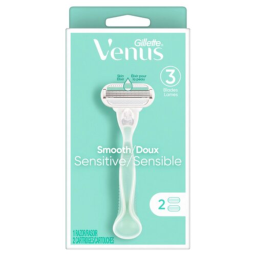 Gillette Venus Smooth Sensitive Razor and Cartridges