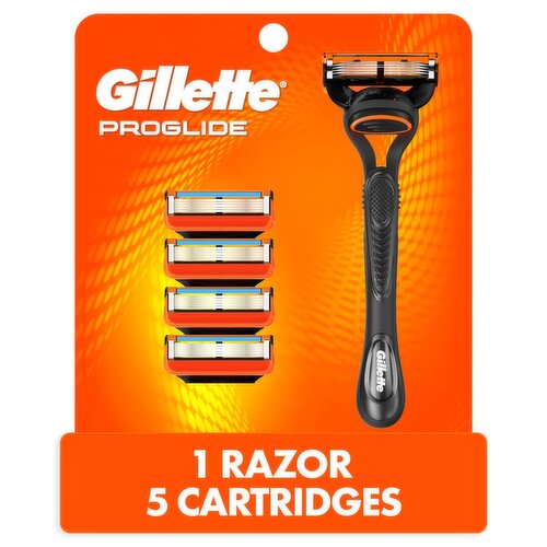 Gillette Fusion5 Men's Razor Handle + 5 Blade Refills