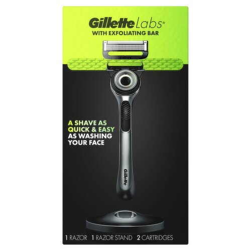 GilletteLabs Razor with Exfoliating Bar for Men