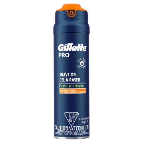 Gillette PRO Shaving Gel for Men, 7oz