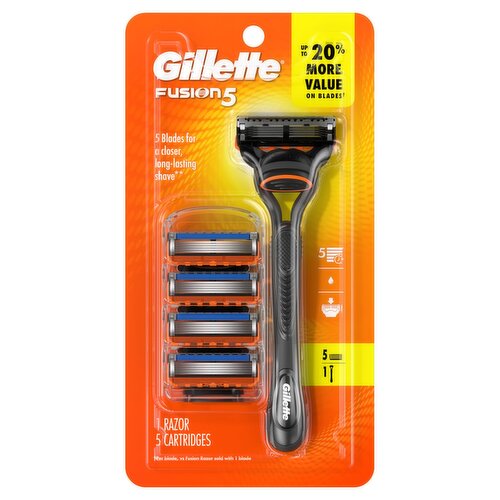 Gillette Fusion 5 Razor and Cartridges