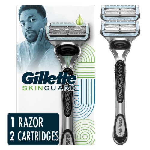 Gillette SkinGuard Razors for Men, 1 Handle and 1 Razor Blade Refill