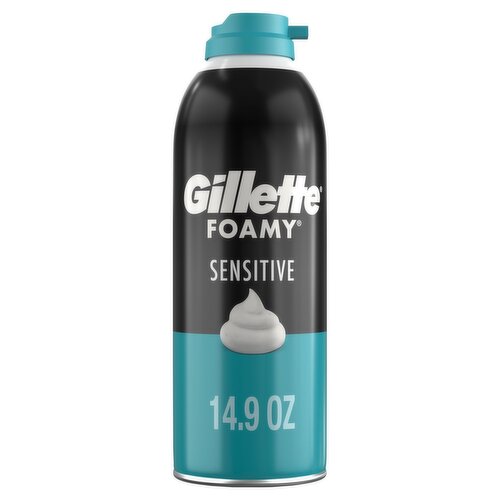 Gillette Foamy Sensitive Sensible Shave Foam, 14.9 oz