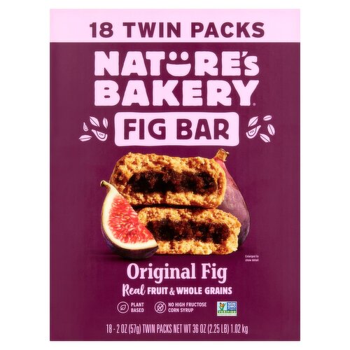 Nature's Bakery Original Fig Bar, 2 oz, 18 count