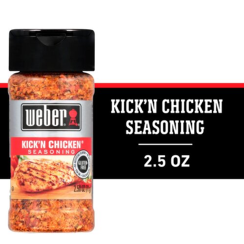 Weber Kick'n Chicken Seasoning, 2.50 oz