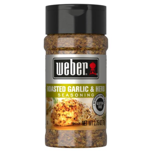 Weber Roasted Garlic & Herb Seasoning, 2.75 oz