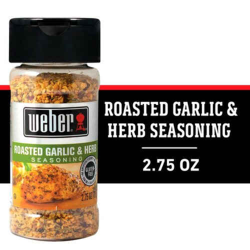 Weber Roasted Garlic & Herb Seasoning, 2.75 oz