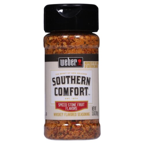 Weber Southern Comfort Spiced Stone Fruit Flavors Whiskey Flavored Seasoning, 3.5 oz