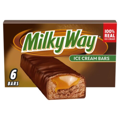 Milky Way Ice Cream Bars, 2 fl oz, 6 count