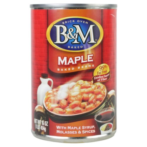 B&M Maple Baked Beans, 16 oz