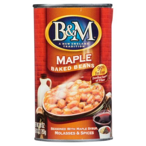 B&M Maple Baked Beans, 28 oz