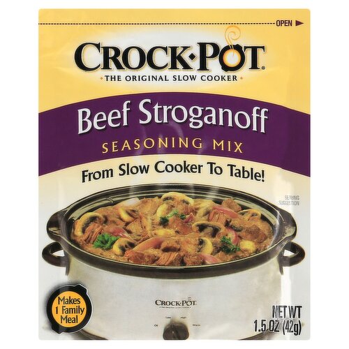 Crock-Pot Beef Stroganoff Seasoning Mix, 1.5 oz