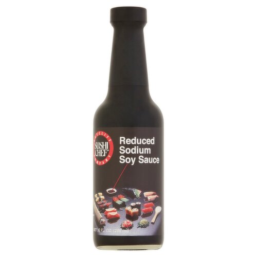 Sushi Chef Reduced Sodium Soy Sauce, 10 fl oz