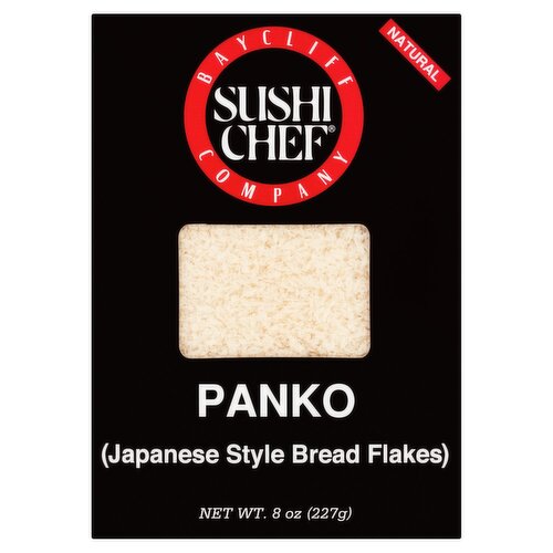 Baycliff Company Sushi Chef Natural Panko Japanese Style Bread Flakes, 8 oz