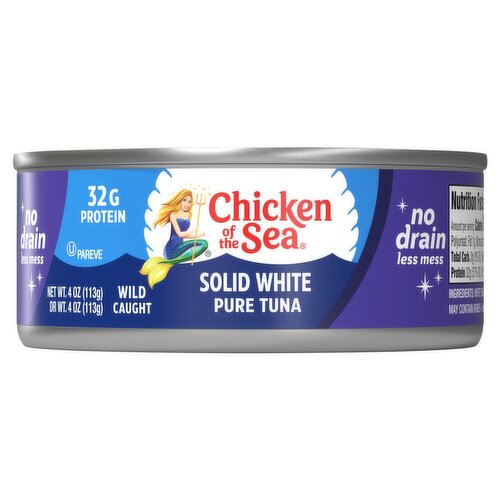 Chicken of the Sea Solid White Pure Tuna, 4 oz