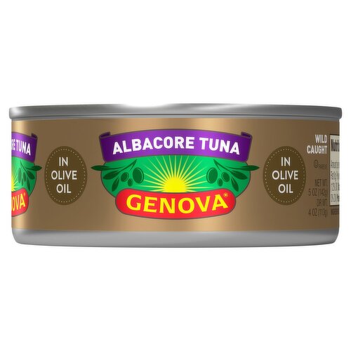 Genova Albacore Tuna in Olive Oil, 5 oz