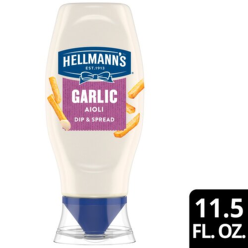 Hellmann's Garlic Aioli Dip & Spread, 11.5 fl oz