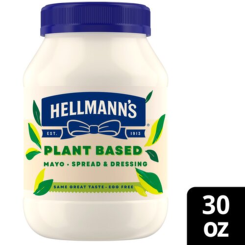 Hellmann's Plant Based Mayo Spread & Dressing, 30 fl oz