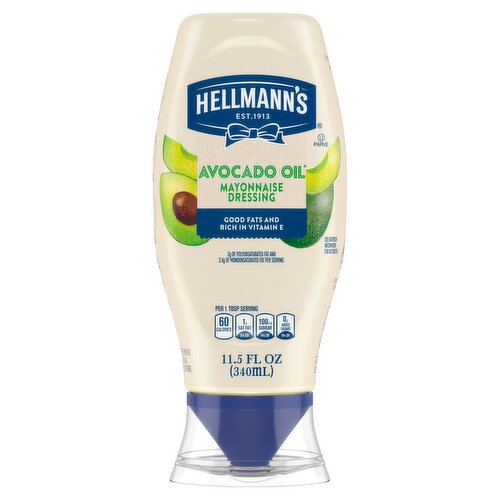 Hellmann's Avocado Oil Mayonnaise Dressing, 11.5 fl oz