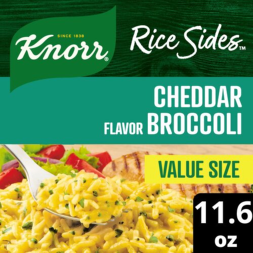 Knorr Rice Sides Cheddar Flavor Broccoli Rice & Pasta Blend Value Size, 11.6 oz