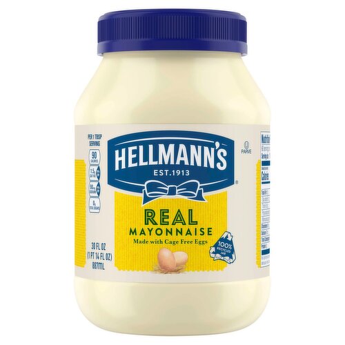 Hellmann's Real Mayonnaise Real Mayo 30 oz