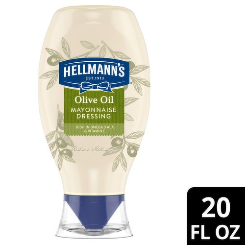 Hellmann's Olive Oil Mayonnaise Dressing, 20 fl oz