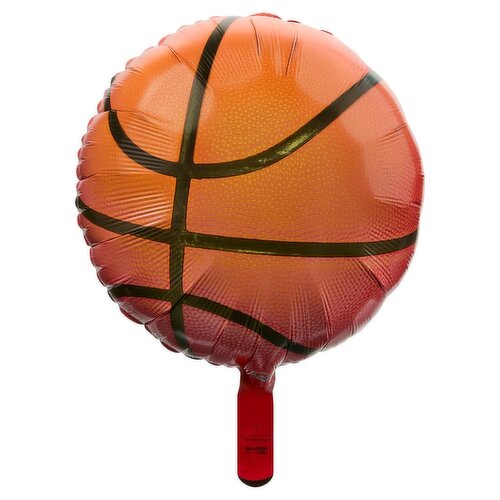 Championship Basketball Standard Round Decorative Balloon, 17 in, 1 count