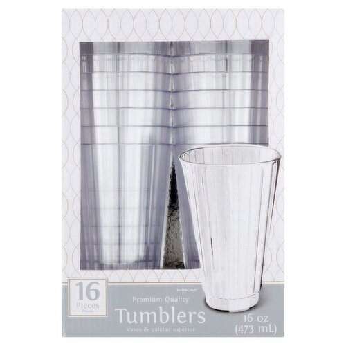 Amscan 16 oz Tumblers, 16 count